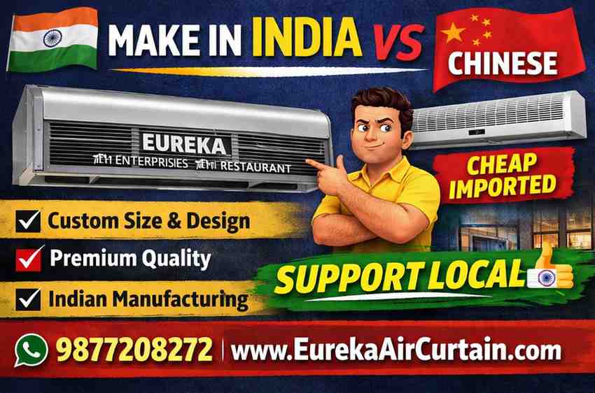 EUREKA Air Curtain Manufacturer and Supplier 4 feet Air curtain in India